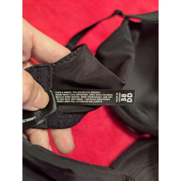 Torrid Curve 360 Back Smoothing Lightly Lined Full Coverage Balconette Bra 38DD - Picture 9 of 10